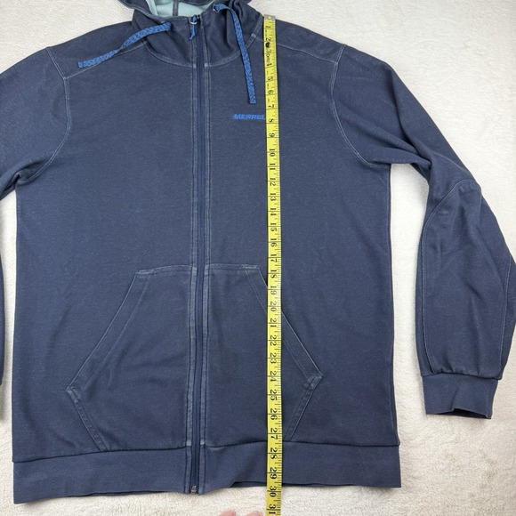 Merrell Select Wick Full Zip-up Men's Blue Sweatshirt Size XL - Picture 14 of 15